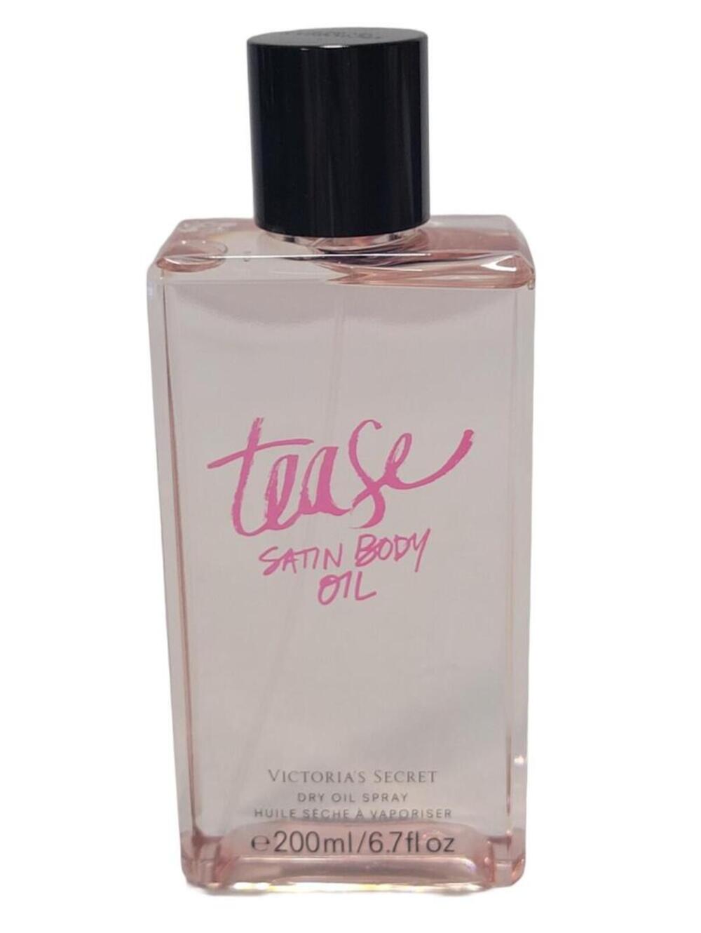 NEW Victoria's Secret Tease Satin Body Oil Dry Oil Spray 6.7 fl oz / 200 ml